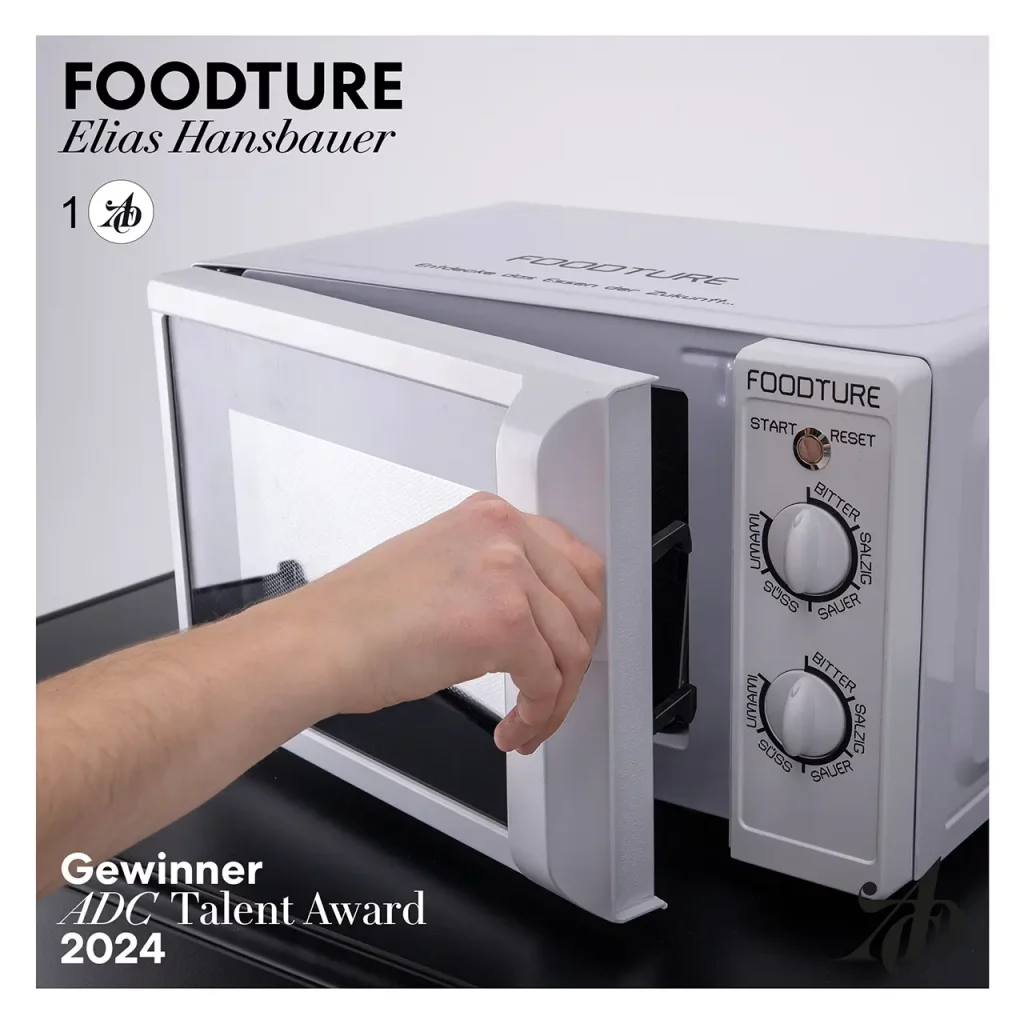 Projekt Foodture Interaktive Medien ausgezeichnet ADC von Elias Hansbauer