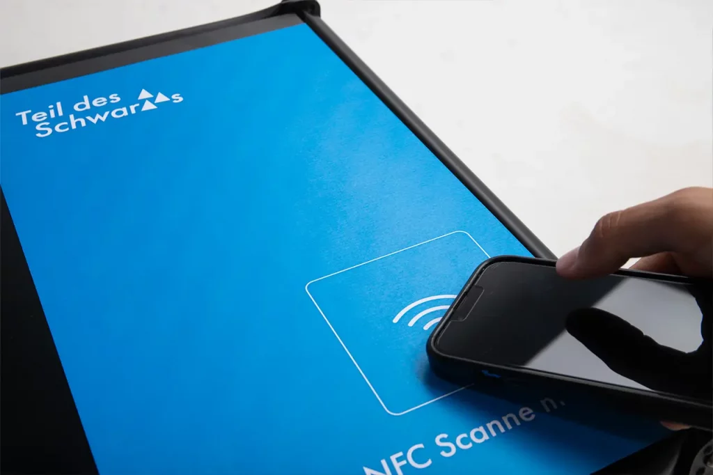 Teil des Schwarms Projekt NFC Scan